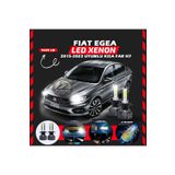SHOOPLAA Fiat Egea 2015-2023 Kısa Far Uyumlu Şimşek Etkili Led Xenon Pro Series H7
