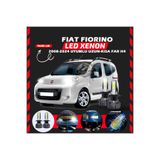 SHOOPLAA Fiat Fiorino 2008-2024 Uzun - Kısa Far Uyumlu Şimşek Etkili Led Xenon Pro Series H4
