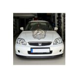 SHOOPLAA Honda Civic İes 1996-2001 Uyumlu H lip Esnek Ön Lip 2 Parça Karlık Ön Ek Tampon Altı Dil