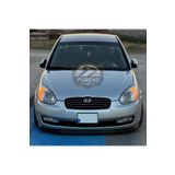 SHOOPLAA Hyundai Accent Era 2006-2010 Uyumlu H lip Esnek Ön Lip 2 Parça Karlık Ön Ek Tampon Altı Dil