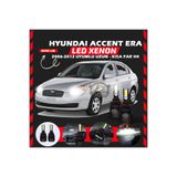 SHOOPLAA Hyundai Accent Era 2006-2012 Uzun-Kısa Far Uyumlu Şimşek Etkili Led Xenon Light Series H4