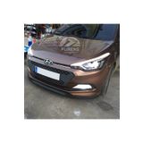 SHOOPLAA Hyundai İ20 2014-2017 Uyumlu H lip Esnek Ön Lip 2 Parça Karlık Ön Ek Tampon Altı Dil