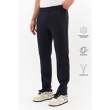 Shooter Sportswear Erkek Kışlık Lacivert Eşofman Altı Fermuarlı Cepli İçi Polarlı Beli Lastikli Üç İplik