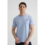 Shooter Sportswear Esnek Pamuklu Standart Kalıp Minimal Logolu Erkek T-shirt