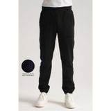 Shooter Sportswear Siyah Premium Kışlık Erkek Eşofman Alt Regular Kalıp Paça Lastikli