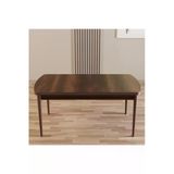 Shoovvel Merona Barok 80X132 Mdf Ahşap Ayaklı Açılır Mutfak Masası, Yemek Masası, Salon Masası Barok