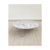 SHOOVVEL Mindy 90x90 MDF Katlanabilir Demir ayaklı Yer Sofrası - Hamur Açma Tahtası - Oyun Masası