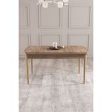 SHOOVVEL Pure Atlantik Çam 60x90 Mdf Ahşap Ayaklı Sabit Üst Kalite Mutfak Masası, Yemek Masası, Salon Masası