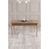 Shoovvel Pure Beyaz 60X90 Mdf Ahşap Ayaklı Sabit Üst Kalite Mutfak Masası, Yemek Masası, Salon Masası - Atlantik Çam