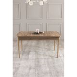 Shoovvel Vena Atlantik Çam Mdf 70X114 Ahşap Ayaklı Açılır Üstkalite Mutfak Masası, Yemek Masası, Salon Masası Atlantik Çam Desen
