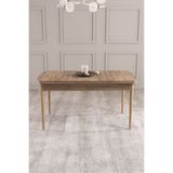 SHOOVVEL Vena Atlantik Çam MDF 70x114 Ahşap Ayaklı Açılır ÜstKalite Mutfak Masası, Yemek Masası, Salon Masası