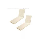 shop 2 Adet Şezlong Minderi Sıvı Geçirmez Leke Tutmaz Kumaş Içerisinde Dns Li Sünger 180-55-5