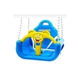 SHOP AND JOY Emniyet Kemerli Gülen Yüzlü İpli 40x40 Bebek Salıncağı - Bahçe ve Ev Tipi