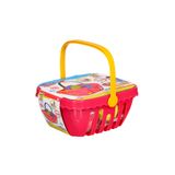 SHOP AND JOY Oyuncak Meyve Sepeti Seti - 12 Parça Eğitici Alışveriş Seti