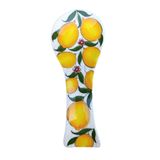 shop El yapımı limon desenli seramik kaşıklık kaşık altlığı