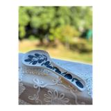 shop El Yapımı Zeytin Dalı Desenli Seramik Kaşıklık Beyaz 11 x 27