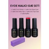 Shop For Your Nails Kalıcı Oje Protez Tırnak Top Coat Base Coat Primer Kalıcı Oje Buffer (5’Lİ SET)
