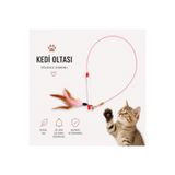 shop GİVES Tüylü Zilli Kedi Oltası 90 cm