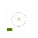 shop GOLD Abajur Teli 38 cm Çap Dokulu Mat Gold Metal | 1 adet | E27 Duy Girişli - Paslanmaz 4 mm Galvanizli Abajur Halkası | Makrome Avize , Rafya ve Kumaş Kaplama Abajur Yapımı için Abajur teli