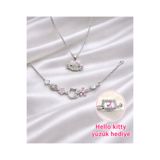 shop HELLO KITTY KOLYE BİLEKLİK SETİ ÇELİK