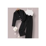 shop Kız Çocuk 2li Takım Kombin CEKET PANTOLON çıt çıt kapamalı gabardin kumaş