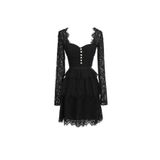 Shop Krutzo Siyah Mini Dantel Abiye Elbise Siyah 34 34