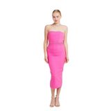 Shop Krutzo Taş Detaylı Straplez Abiye Elbise pembe 36