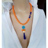 Shop Mardin Gölgesi Cam Boncuk Süryani Nazar Taşı Tasarım Kolye Farklı Renkler