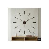shop Minimalist Şık Çizgili Duvar Saati - Pleksi Minimalist Duvar Saati 80x80