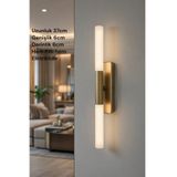 shop Perla Modern Eskitme 37 cm Pilli ve Elektrikli Günışığı Ledli 1 Adet Duvar Apliği ,Aplik,Pilli Aplik