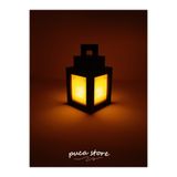 shop Piksel Temalı - Minecraft - Masa Lambası - 3dfabric - Led Mum Hediyeli Gece Lambası Lantern 3d Baskı