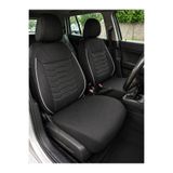 shop Skoda Forman Uyumlu SİYAH PAMUKLU KUMAŞ FULL ORTOPEDİK Oto Koltuk Kılıfı (Tam Takım Ön Arka )