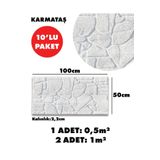 shop Taş Görünümlü Strafor Duvar Paneli (10'lu Paket)