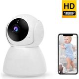 Shop Uygun Ip Kamera Güvenlik Kamerası 1080P Gece Görüşlü Uzaktan Kontrol Çoklu Kullanım Imkanı - Beyaz