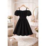 shop Yeni sezon dokuma elbise kız çocuk şık tasarım