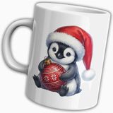 Shop Yılbaşı Yavru Penguen Temalı Kupa - Beyaz