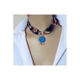 shop Yörük Otantik Güneş Süryani Taşı Kolye 3 Farklı Renk Seçeneği Kırmızı Siyah Saks