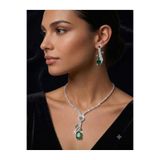 shop ZÜMRÜT YEŞİLİ KOLYE SETİ