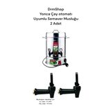 shopdrm DrmShop Yonca Çay Otomatı Elektrikli Semaver Uyumlu Semaver Musluğu 2 adet