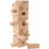 Shopiolog 54 Parça Denge Oyunu Jenga Ahşap - Ahşap Rengi