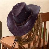 Shopiolog Cosplay Arthur Morgan Red Dead Redemption 2 Vintage Parti Nefes Alabilir Kovboy Şapkası - Standart - Bordo