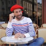 Shopiolog Erkek Ithal Fransız Ressam Bere - Standart - Kırmızı-RD1
