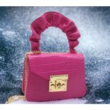 Shopiolog Kadın Zincir Askılı El ve Omuz Çantası - Pembe