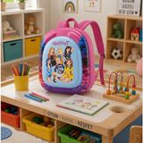 Shopiolog Kız Anaokulu Kreş Çocuk Valiz Sırt Çantası Çekçekli Tekerlekli Çanta - Pembe - Be You Be Bold Be Manifest