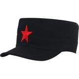 Shopiolog Kızıl Yıldızlı Che Guevara, Fidel Castro Şapkası - Siyah - Standart