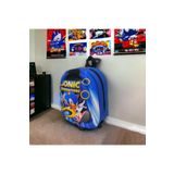 Shopiolog Sonic Generations Anaokulu Kreş Çocuk Valiz Sırt Çantası Çekçekli Sonic Tekerlekli