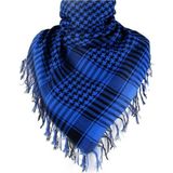 Shopiolog Unisex Günlük Kullanıma Uygun Büyük Boy Puşi Şal - Mavi-BE2
