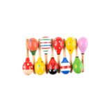 Shoplandu Ahşap Renkli Marakas Seti 10 Adet STK-6624110