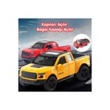 Shoplandu Diecast Metal Oyuncak Araba Ford Raptor Çek Bırak Model Araba Lisanslı Araba