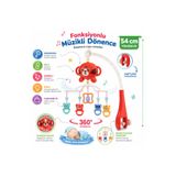 Shoplandu Pilli Müzikli Dönence - 360° Dönebilen - Sabitlemeli Çıngıraklı Dönence - Bebek Uyku Arkadaşı Beşik Oyuncağı STK-KARS668-24